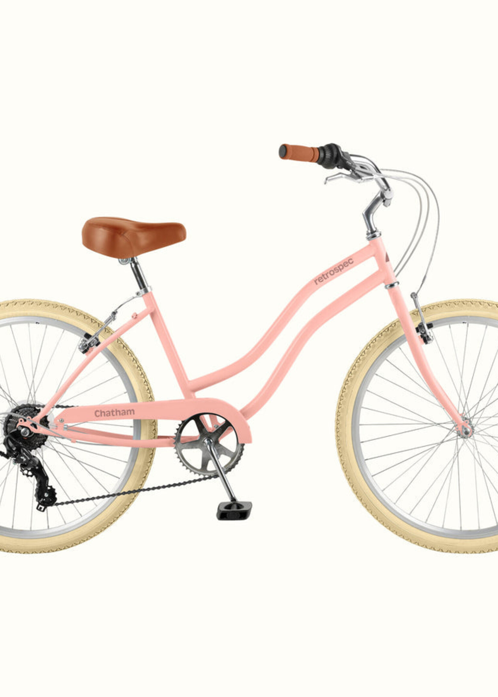 Retrospec Chatham Plus Cruiser Step-Thru 26" 7s - Blush