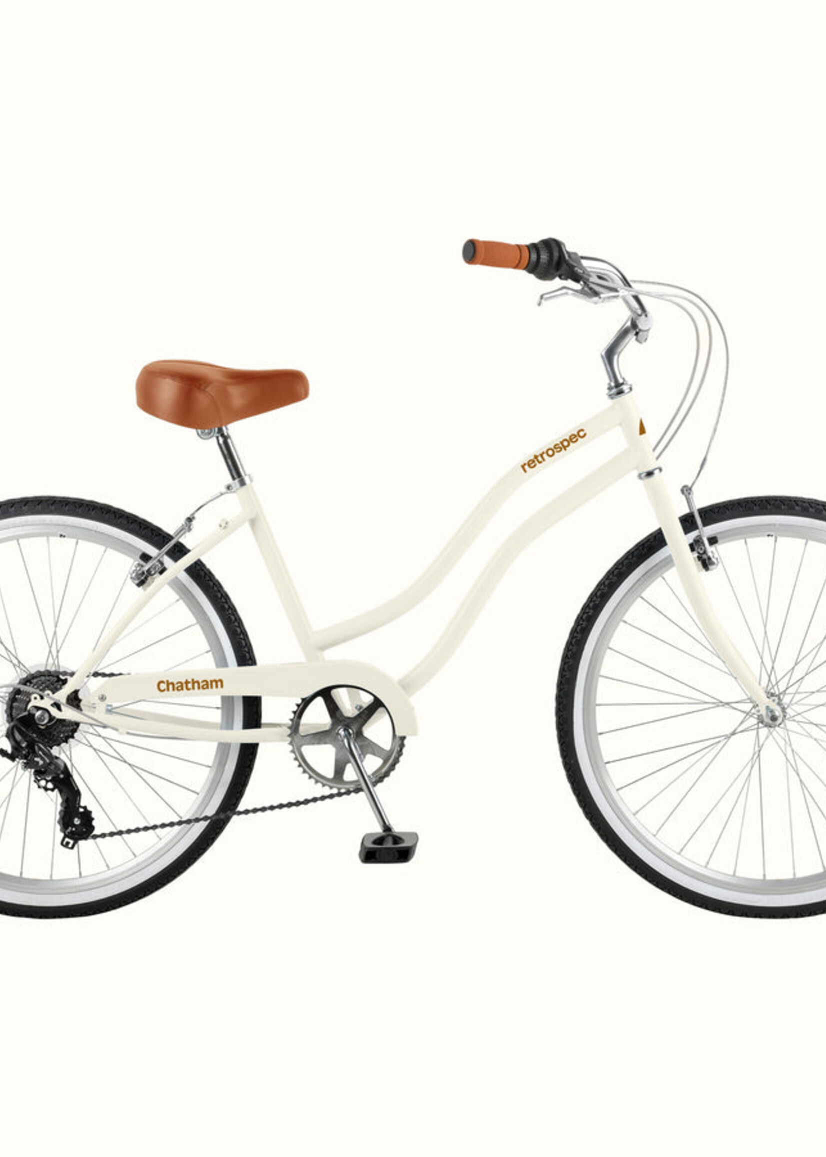 Retrospec Chatham Plus Cruiser Step-Thru 26" 1s - Eggshell
