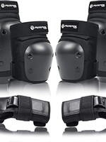 Retrospec Multi-Sport Protective Pad Set 2021 - Black - 2 Youth (10-14yrs)
