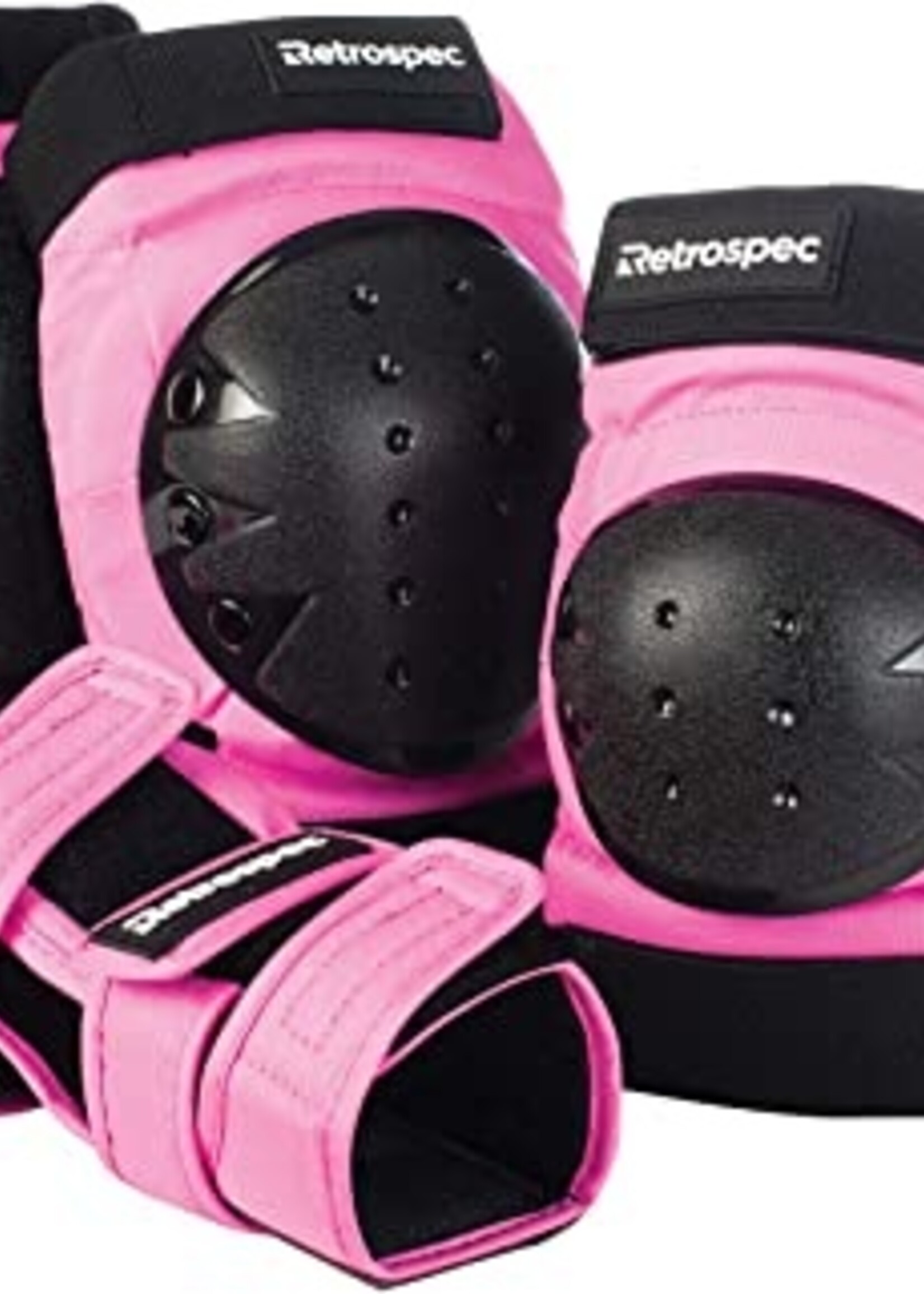 Retrospec Multi-Sport Protective Pad Set  - Pink - 3 Adult (Fits Most)