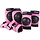 Multi-Sport Protective Pad Set  - Pink - 3 Adult (Fits Most)