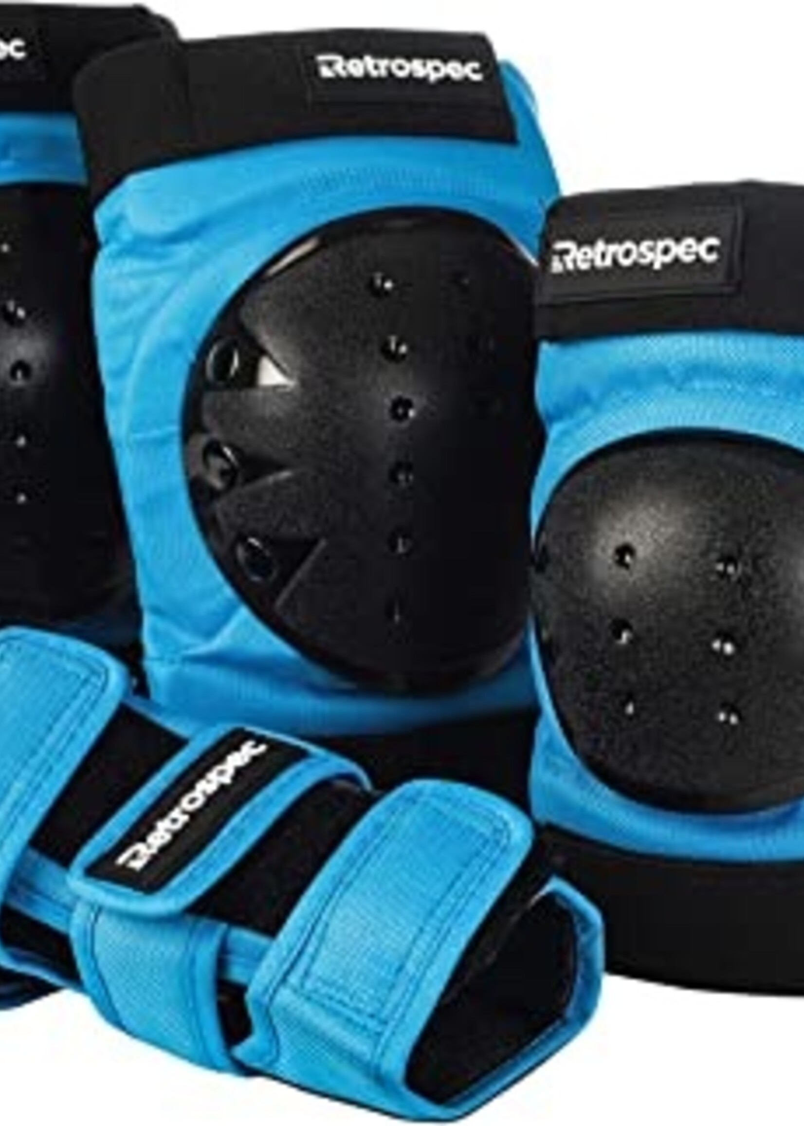 Retrospec Multi-Sport Protective Pad Set  - Blue - 3 Adult