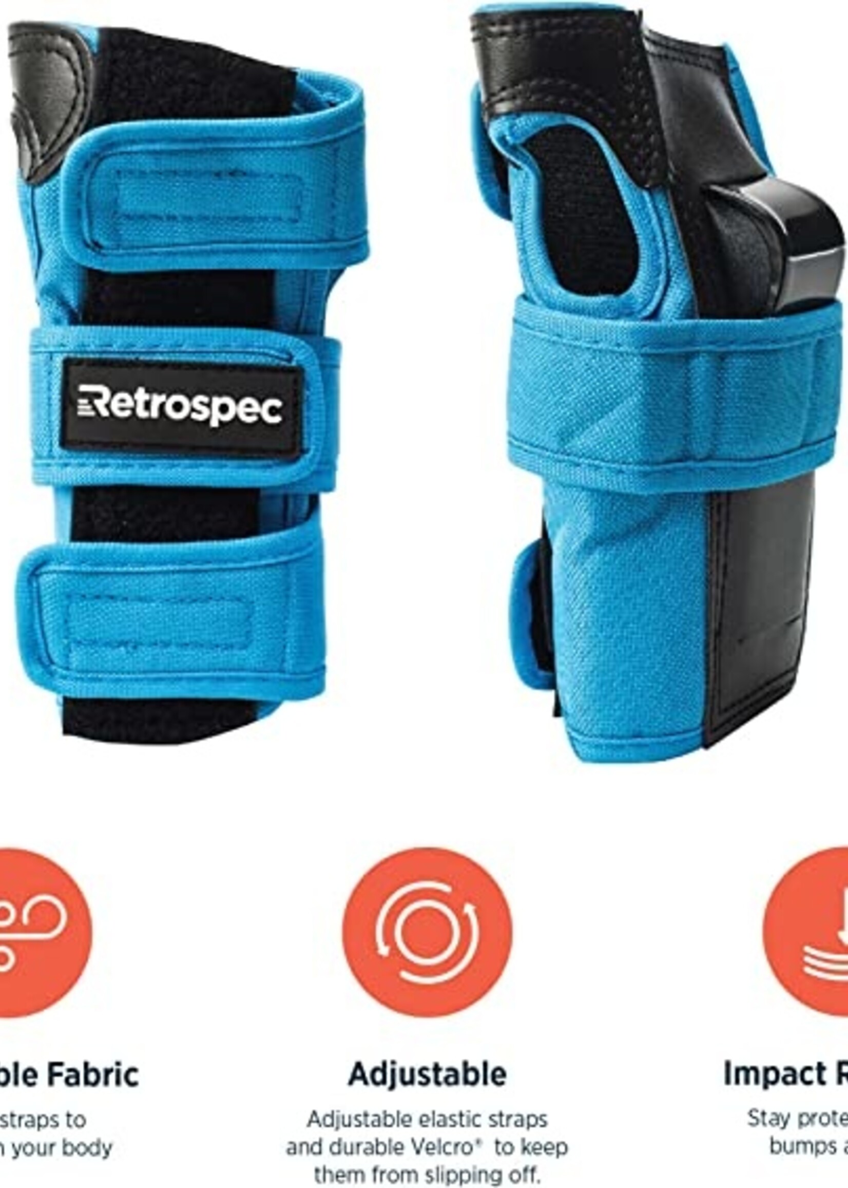 Retrospec Multi-Sport Protective Pad Set  - Blue - 2 Youth (10-14yrs)