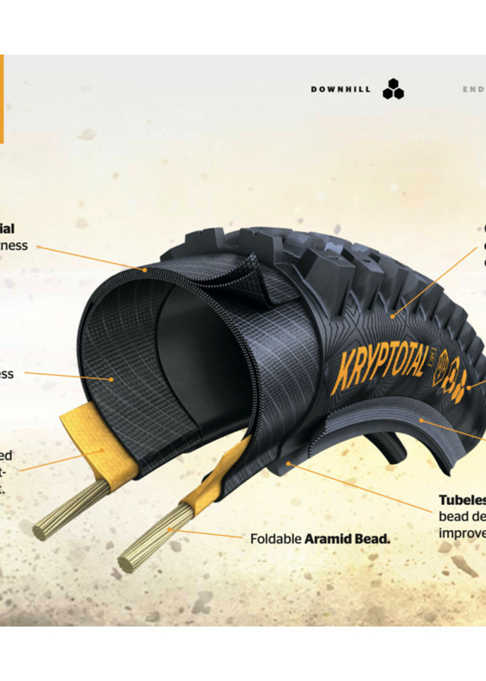 Continental CONTINENTAL Tire Xynotal 29 x 2,40 Soft-Compound Downhill-Casing