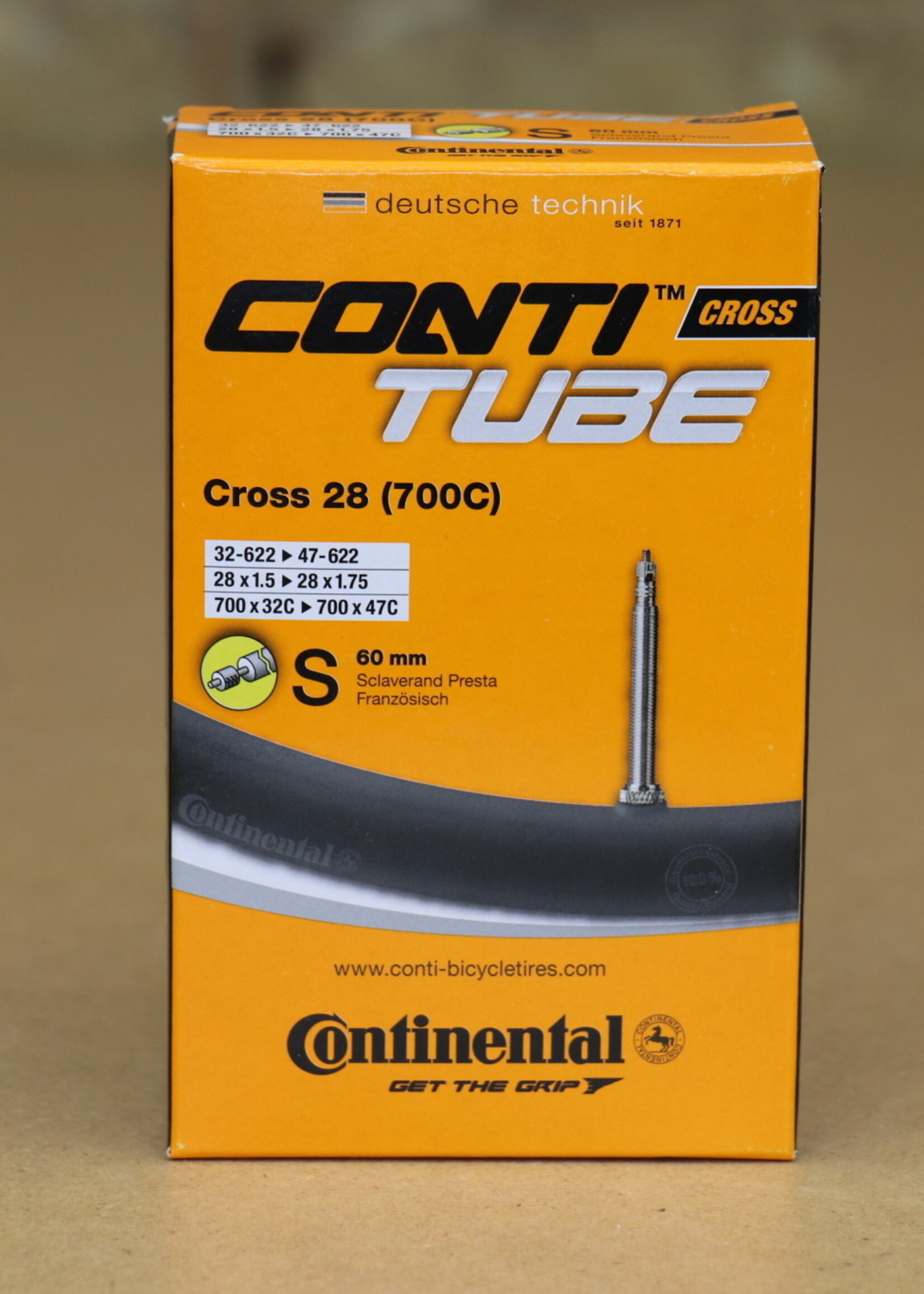 Continental Tube 700 x 32-47 PV 60mm CX - 165g