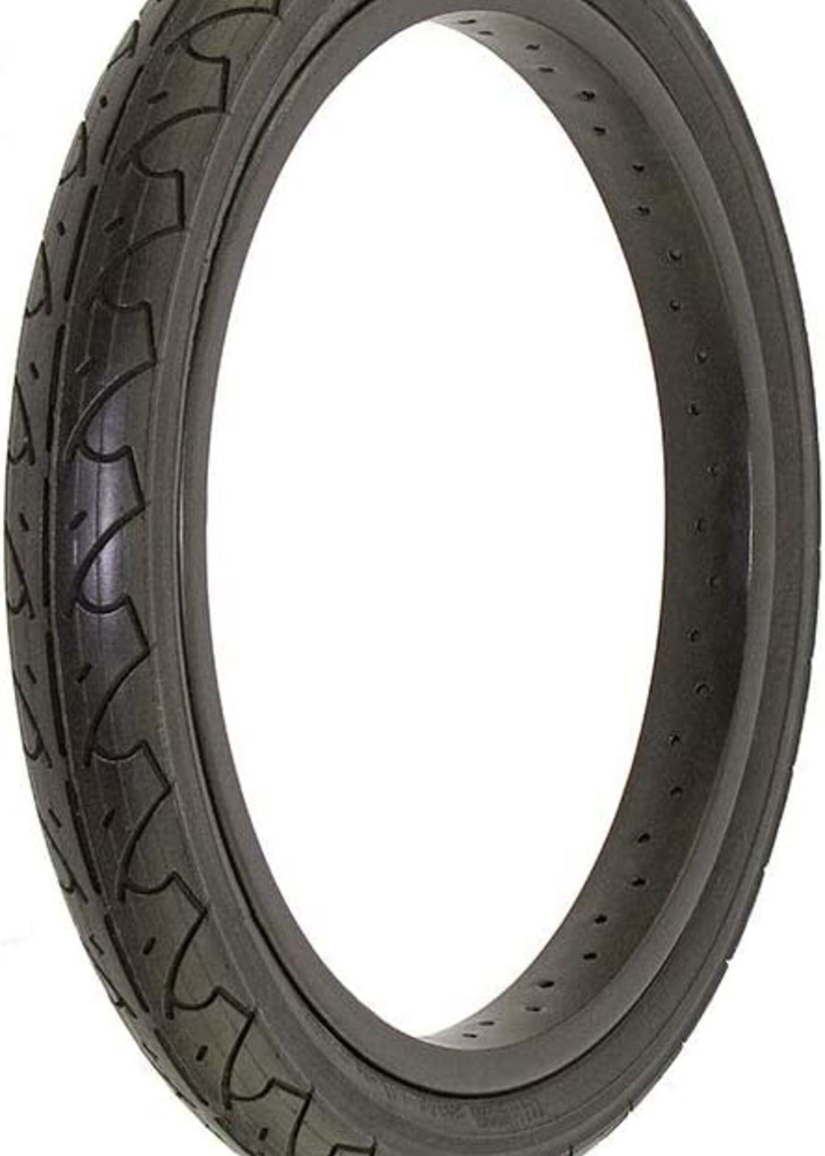 TYRE  16 x 1.75 BLACK with BLACK SKIN WALL, Slick, more comfortable ride (Too much stock, special pricing)