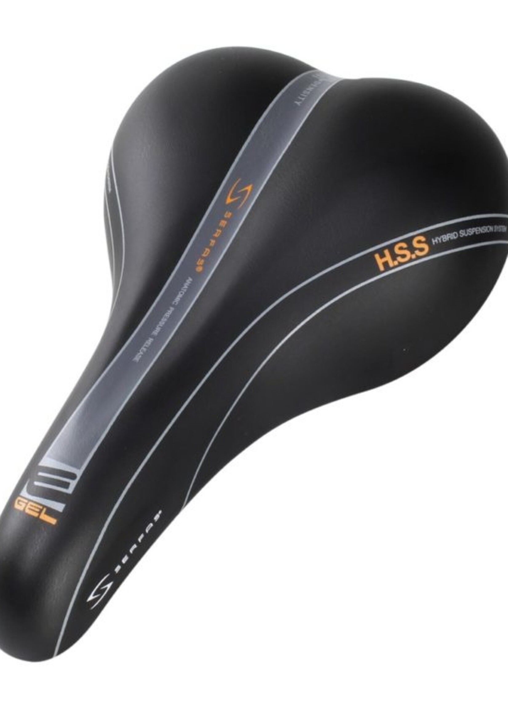 Serfas E-GEL HYBRID SADDLE W/ELASTOMERS