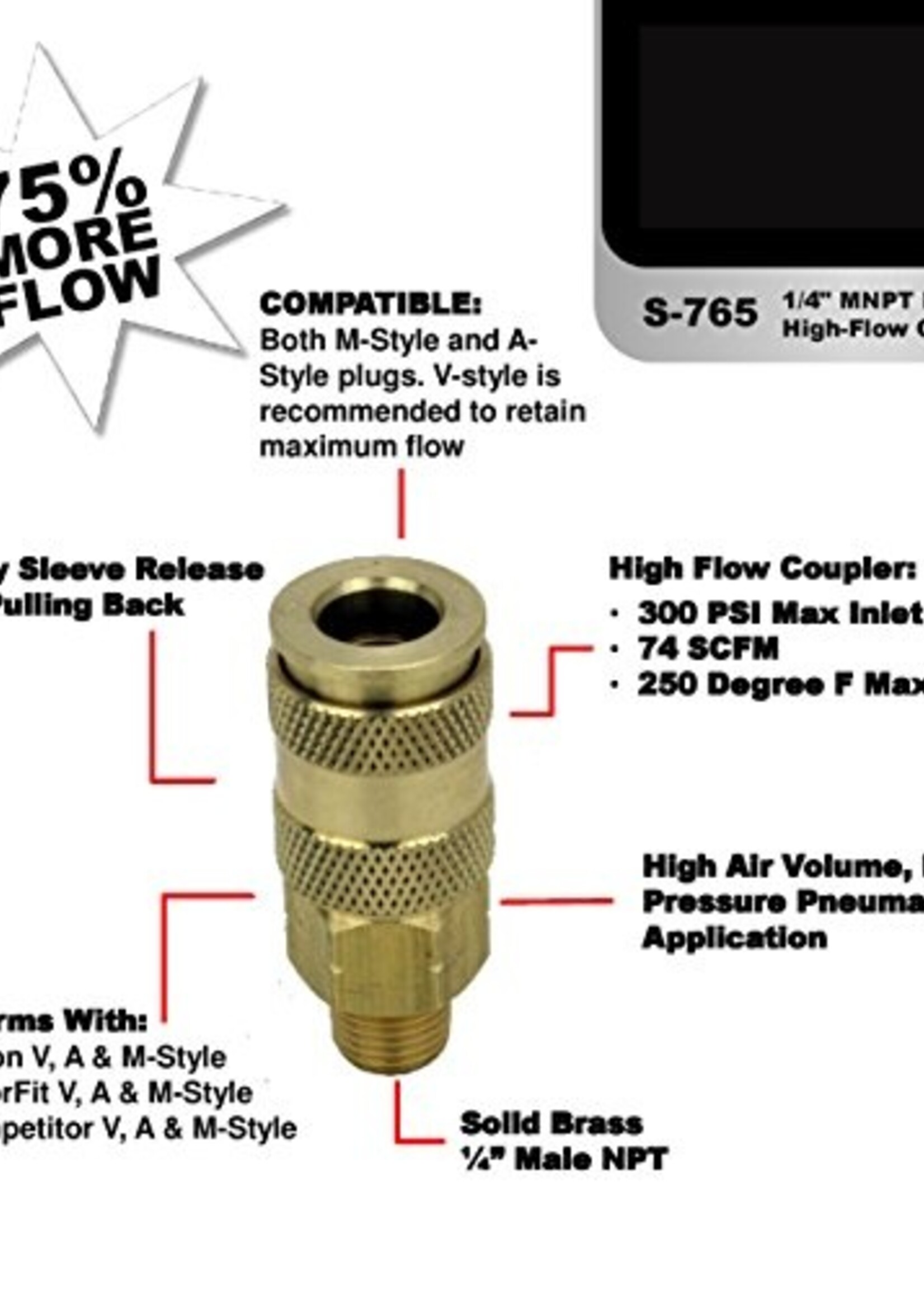 Serfas V-STYLE COMPATIBLE - NON CARTRIDGE STYLE 25 PAIRS