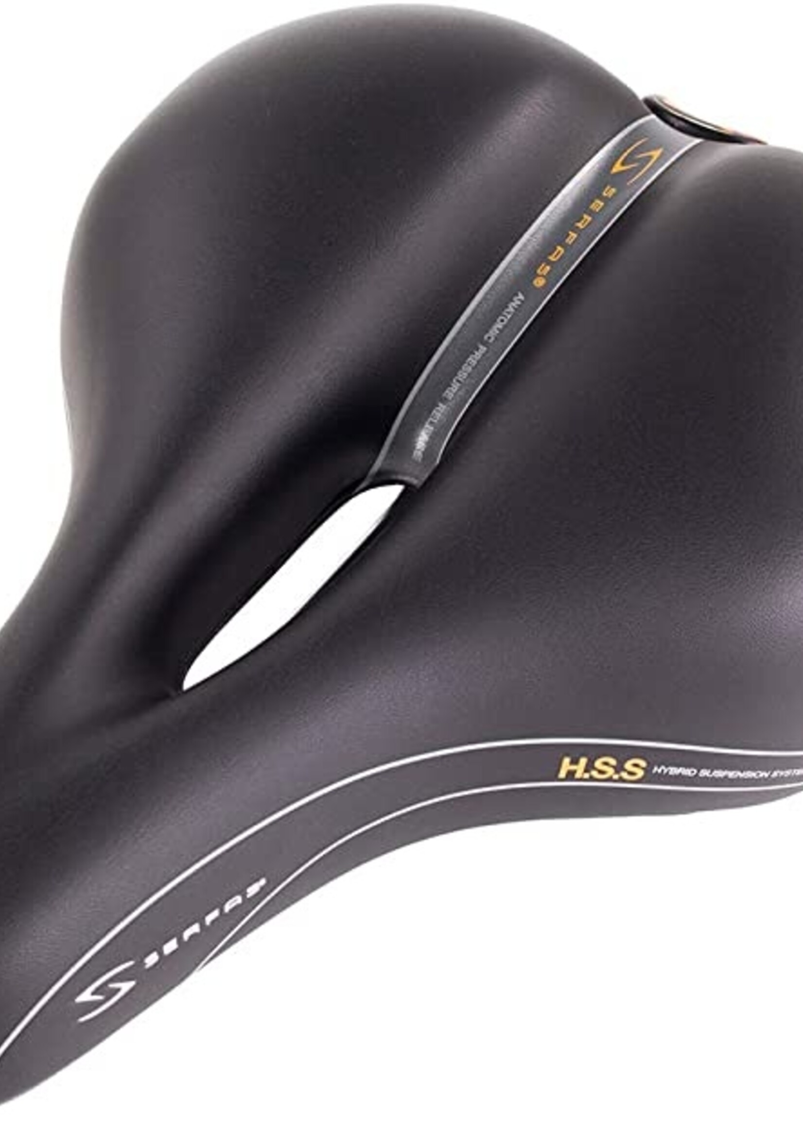 Serfas E-GEL CRUISER SADDLE W/ELASTOMERS - VINYL