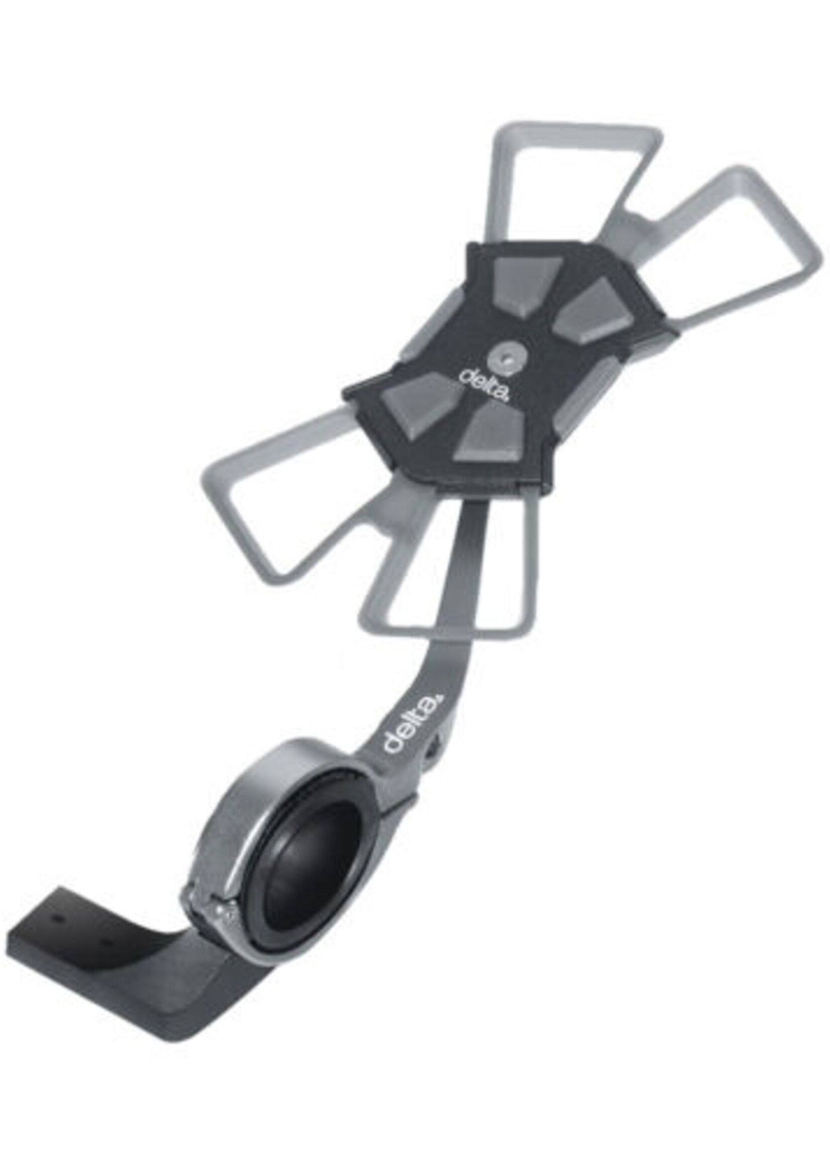 Delta X Mount Bar Pro Phone Mount - Black/Gray