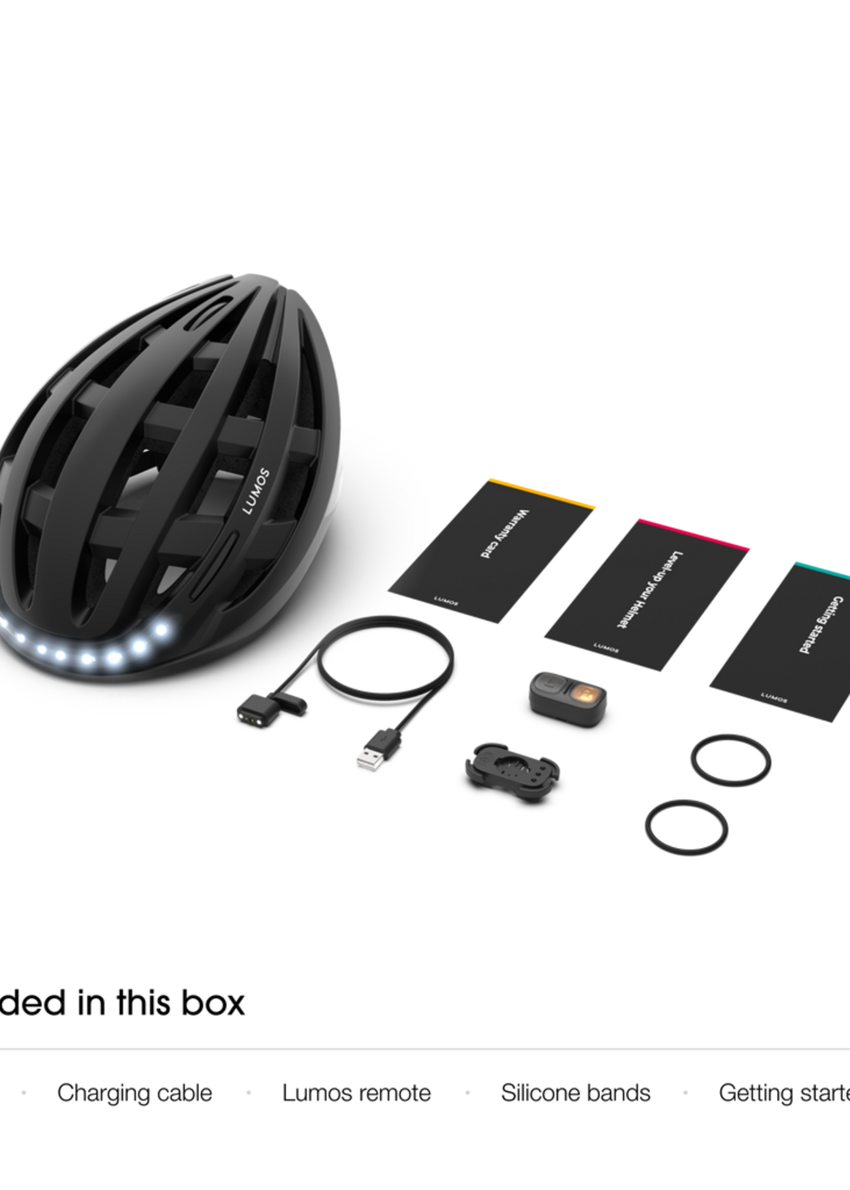 Lumos, Kickstart, Helmet, Charcoal Black, U, 54 - 62cm