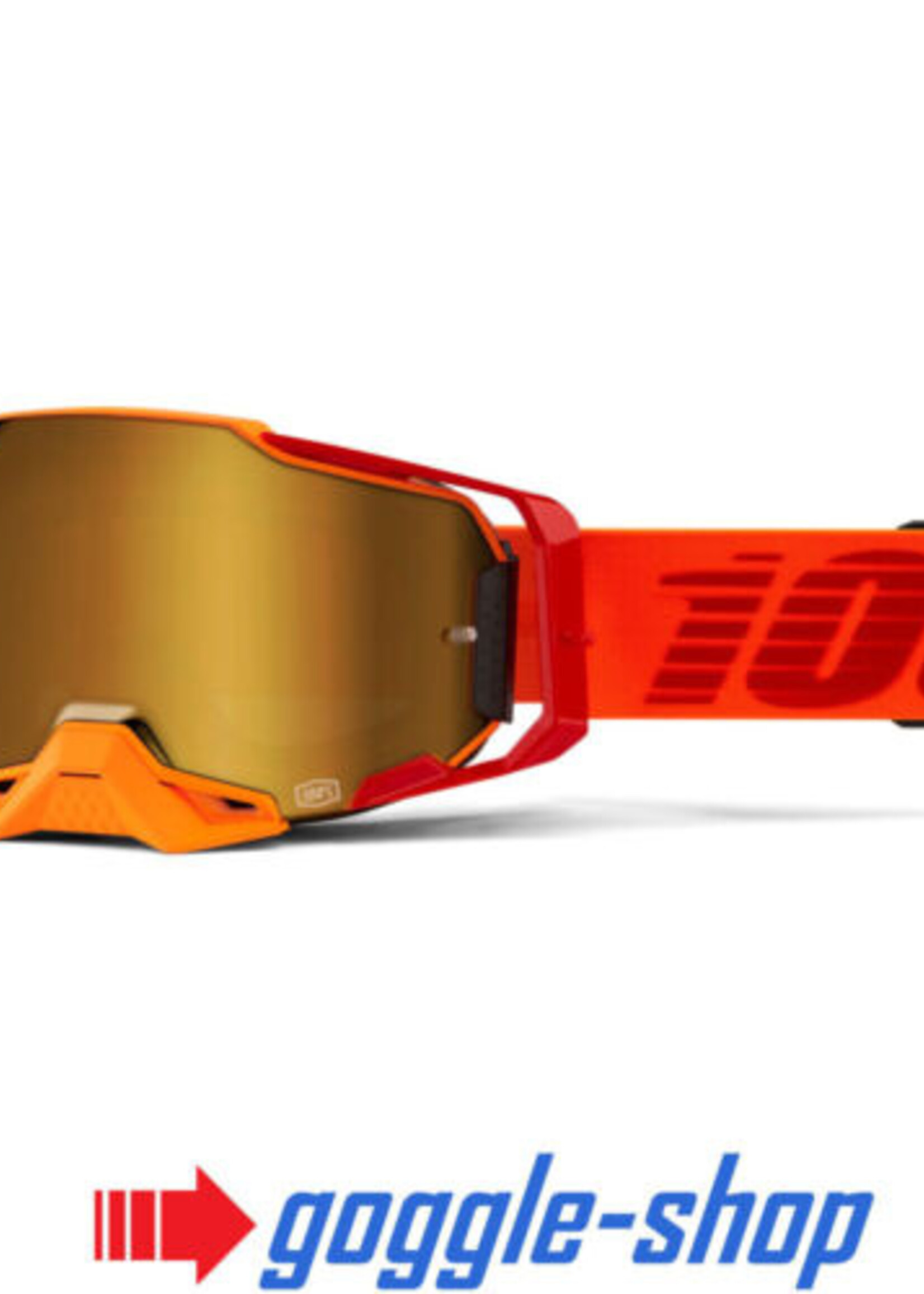 100% ARMEGA GOGGLE LITKIT - TRUE GOLD MIRROR LENS