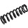 Valt Steel Coil Spring, 3.5" x 350#  NLS