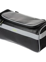 Delta Hybrid Handlebar Trunk Pack, 412 Cu In - Black/Gray