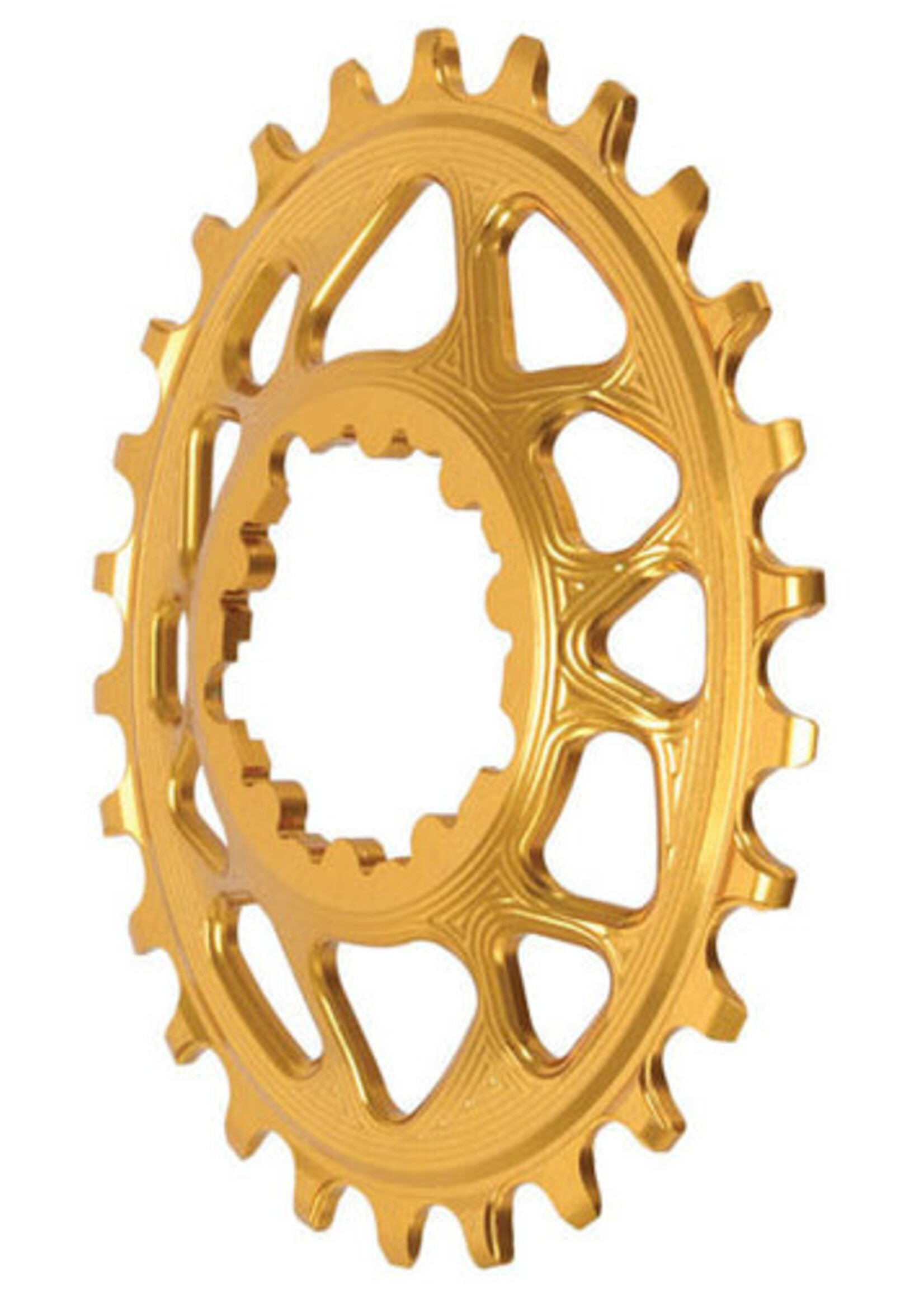 Absolute Black Oval SRAM DM (6mm Offset) Chainring, 26T - Gld  NLS