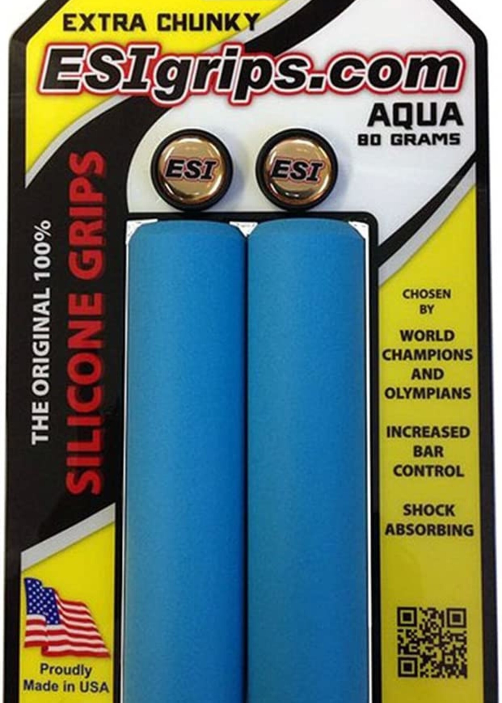 ESI Extra Chunky Grips - Aqua