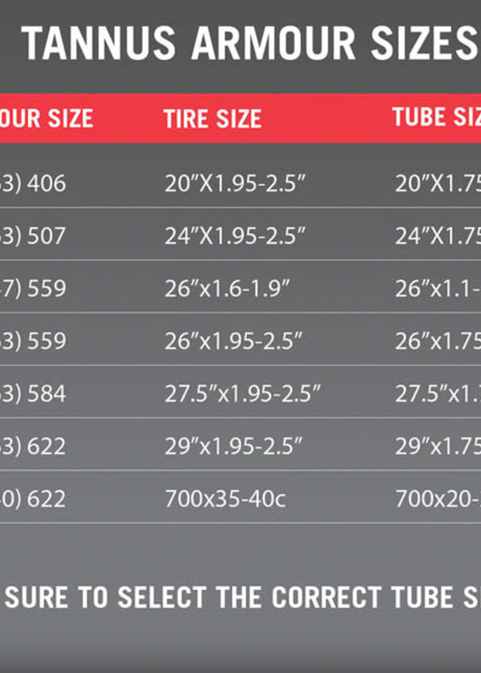 Tannus Tannus Armour Tire Insert 26 x 1.6-1.9 Single