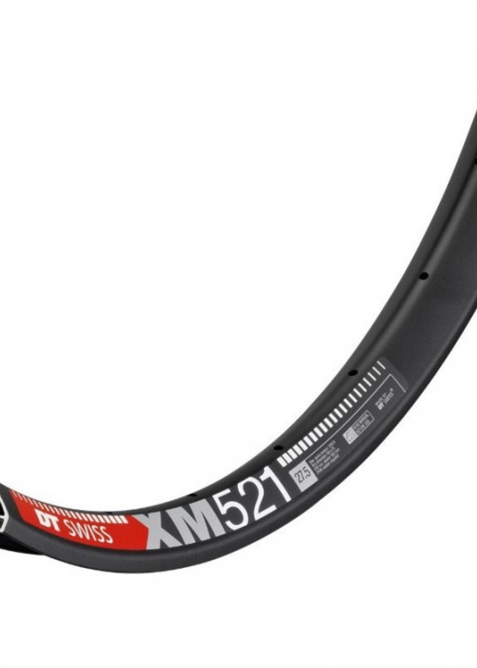 DT-Swiss XM 521 Tubeless Ready 27.5" Disc Rim, 32h - Blk  NLA