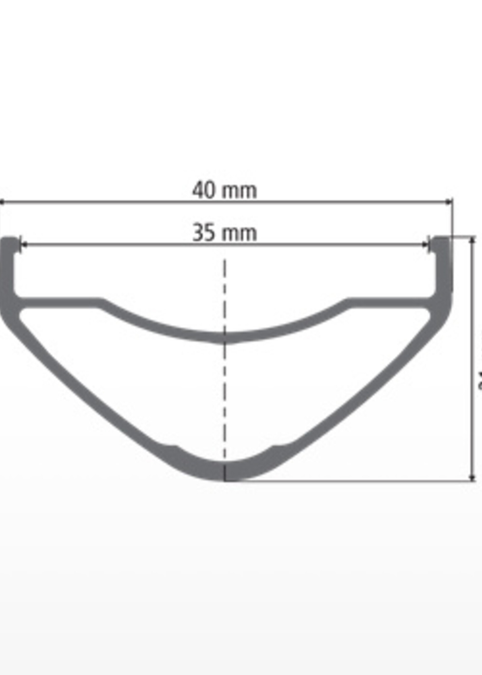 DT-Swiss XM 521 Tubeless Ready 27.5" Disc Rim, 32h - Blk  NLA
