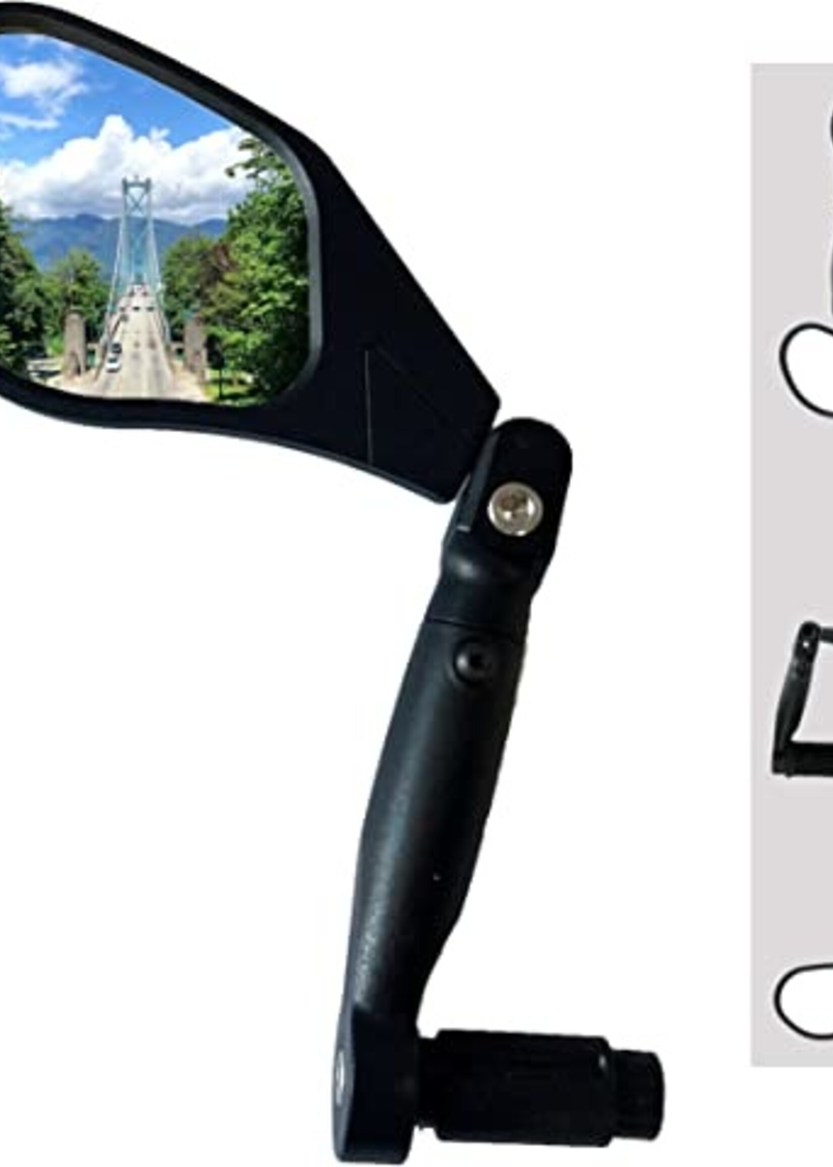 HF-M903LS-FR05 HD GLASS LENS RISE BAR END MIRROR