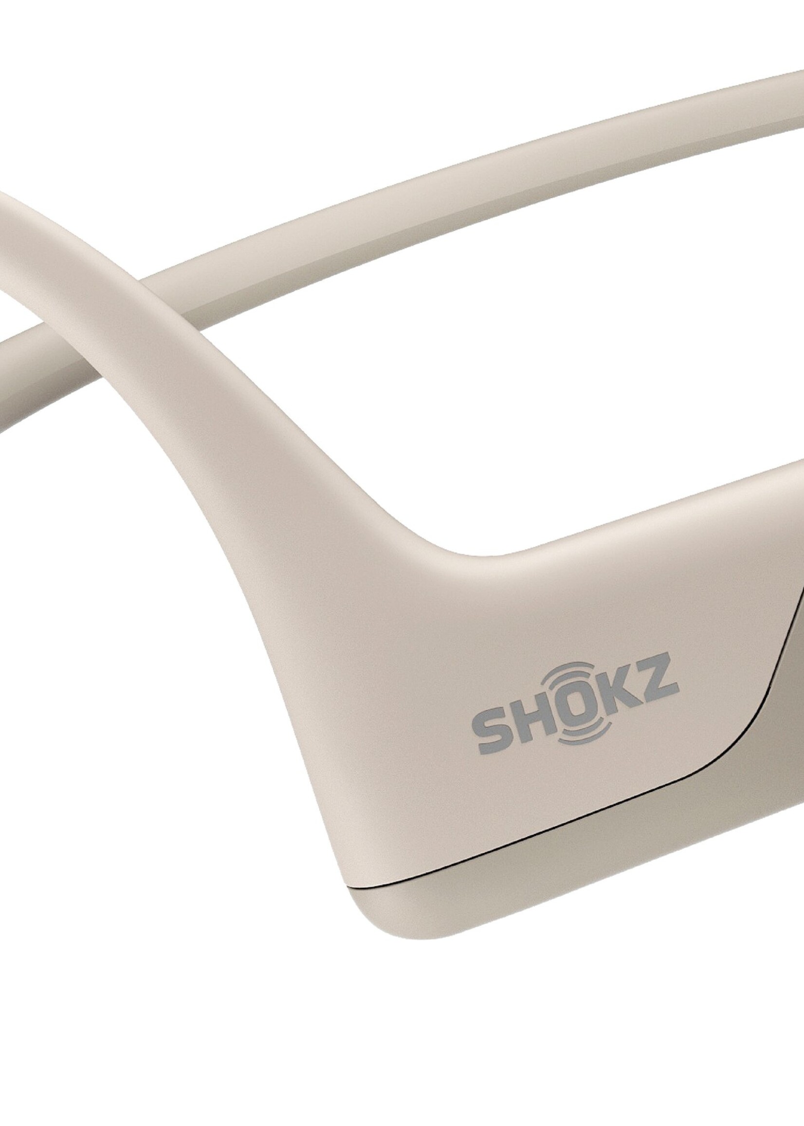 Shokz OpenRun Pro Premium Bone Conduction Open-Ear Sport Headphones - Beige
