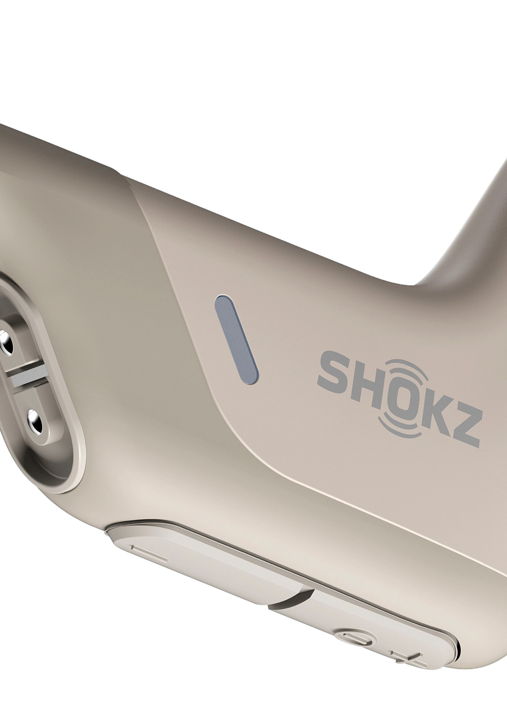 Shokz OpenRun Pro Premium Bone Conduction Open-Ear Sport Headphones - Beige