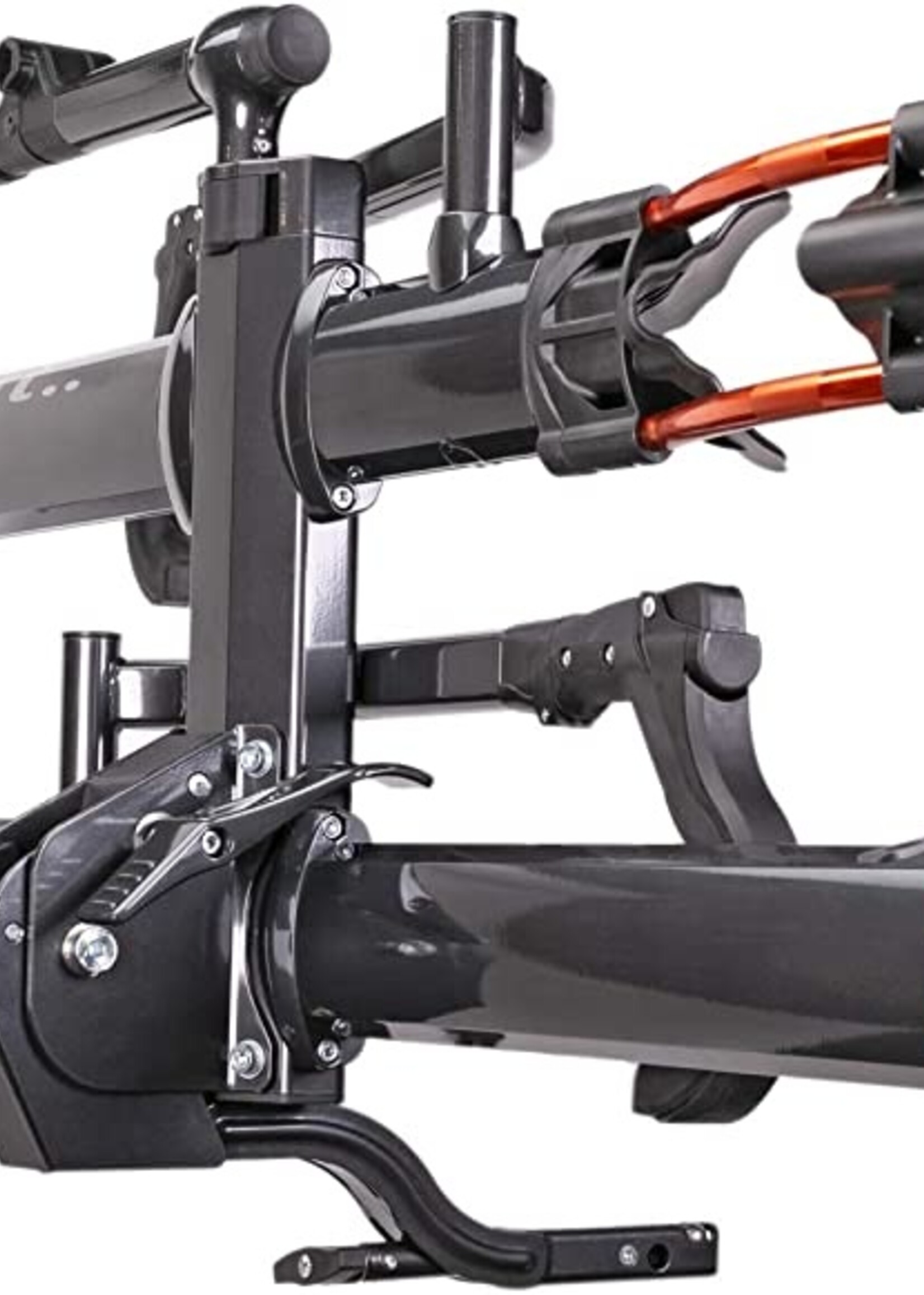 Kuat Kuat NV 2.0 Hitch Bike Rack - 2-Bike 1-1/4 Receiver Metallic Gray/Orange