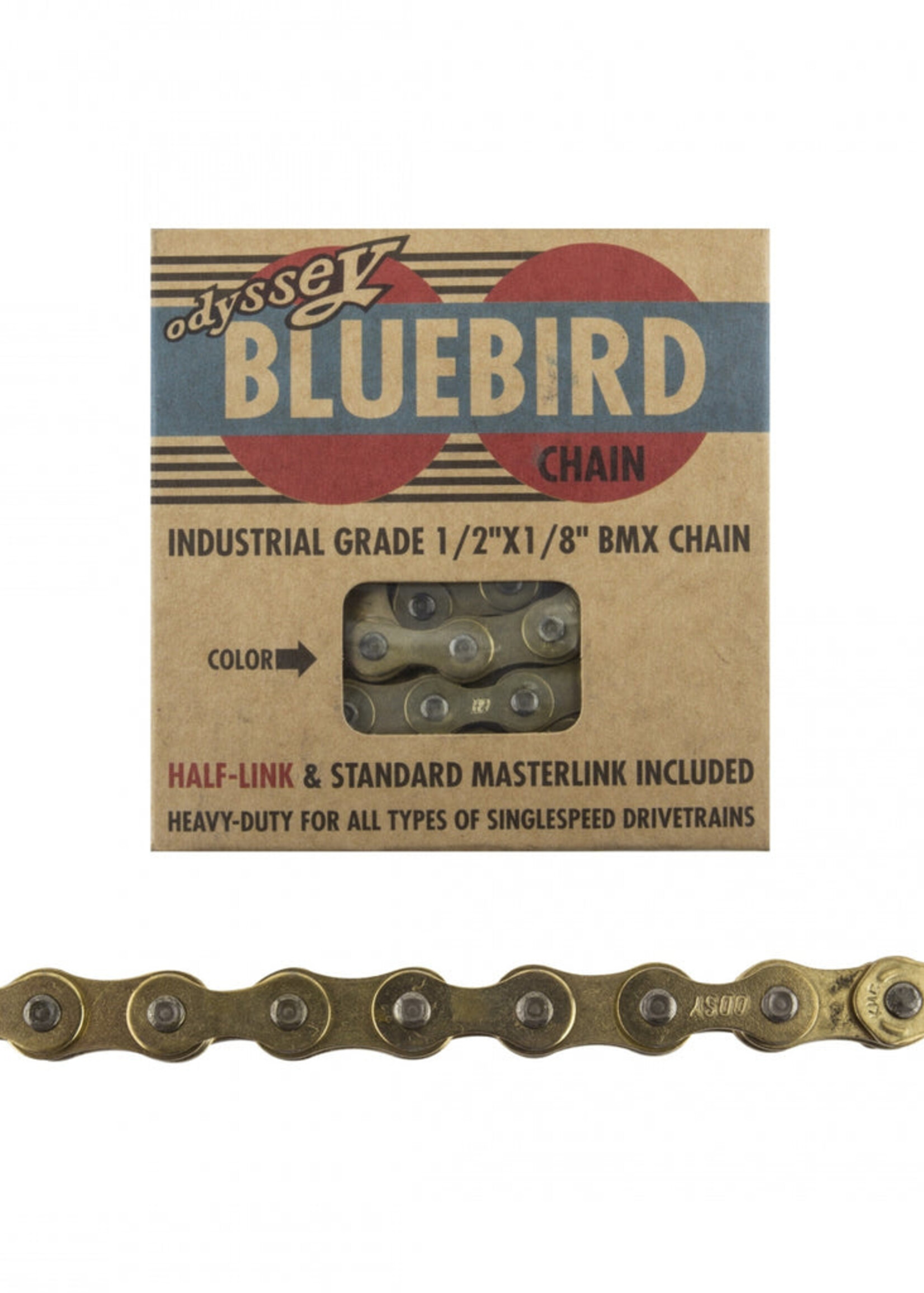 ODYSSEY CHAIN ODY 1/2x1/8 BLUEBIRD 1s GD w/1/2LINK