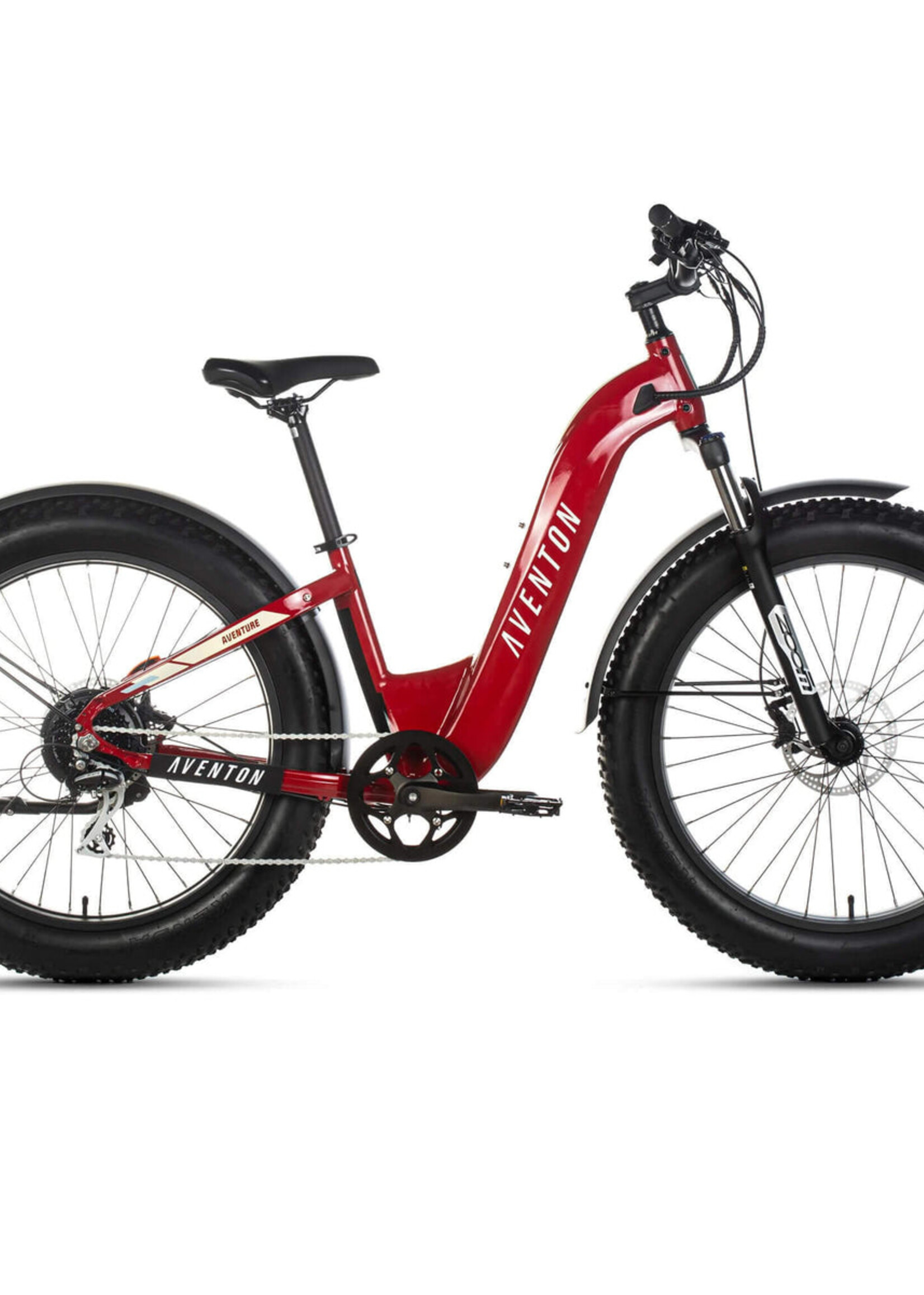 Aventon Aventure Step-through Ebike Electric Red S/M