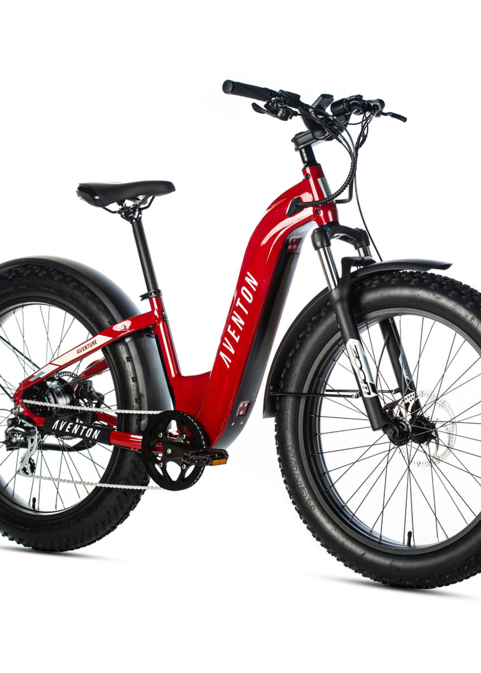 Aventon Aventure Step-through Ebike Electric Red S/M