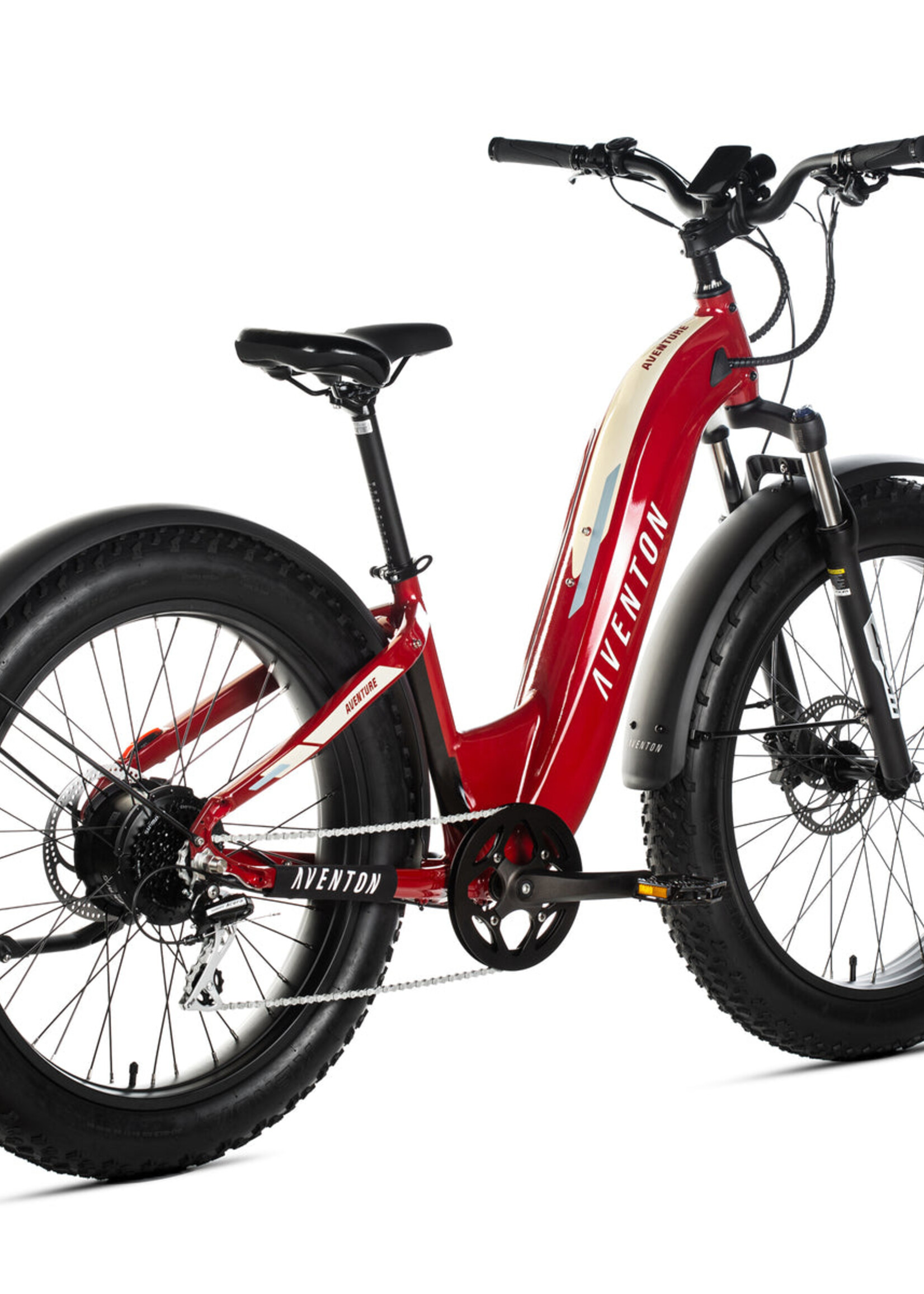 Aventon Aventure Step-through Ebike Electric Red S/M