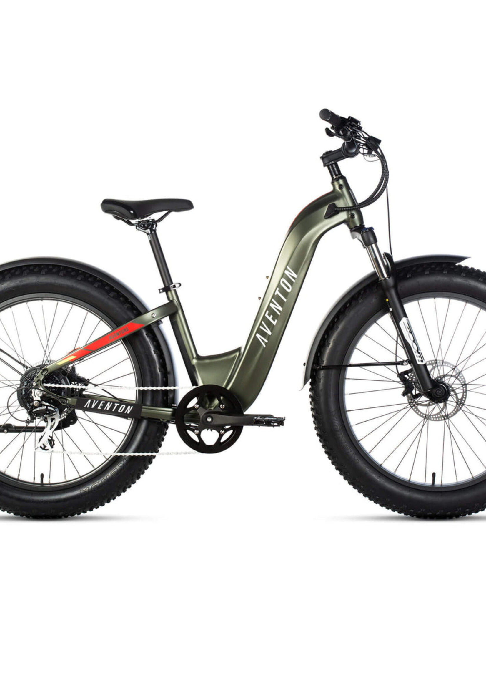 Aventon Aventure Step-through Ebike Camouflage Green S/M
