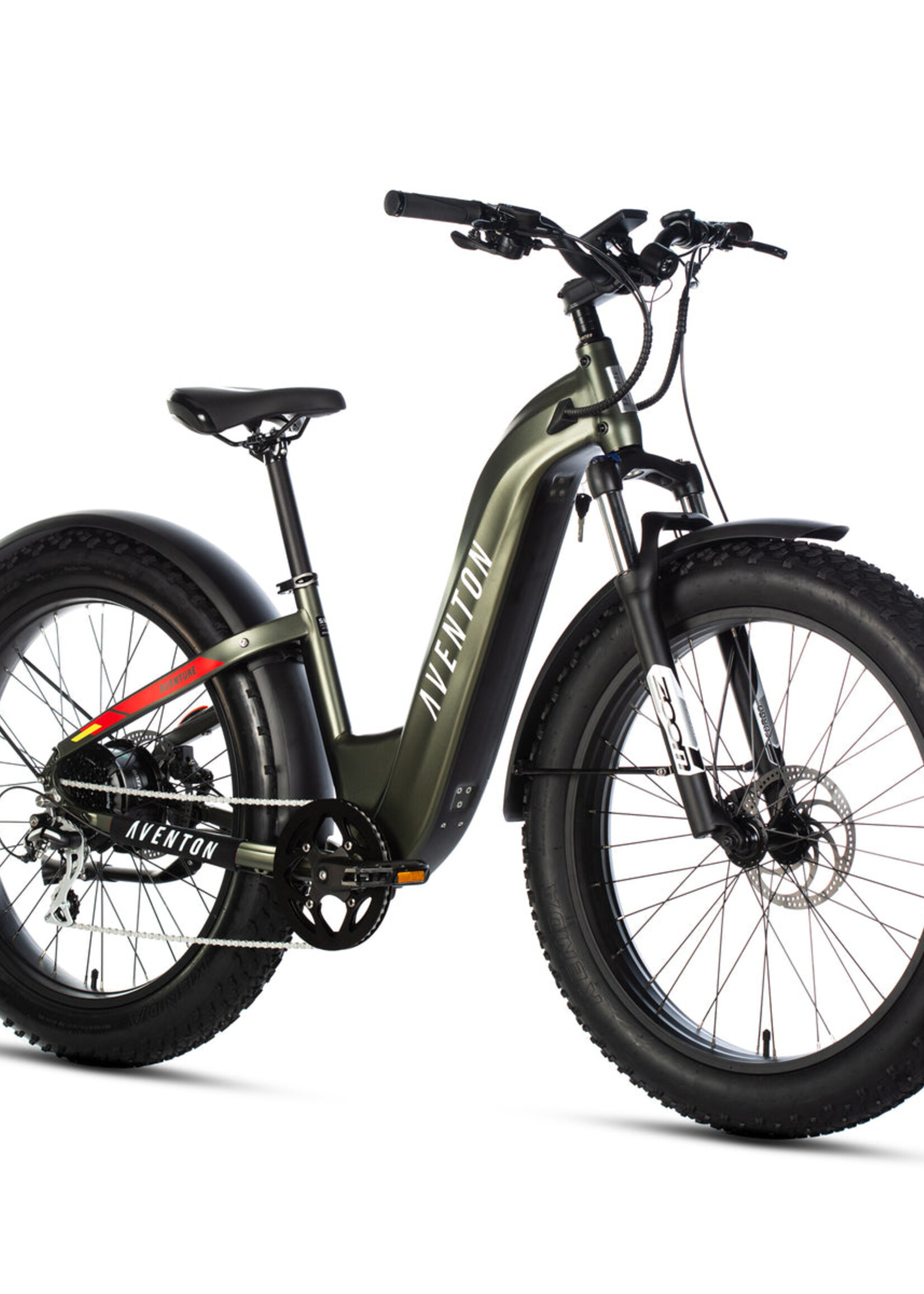 Aventon Aventure Step-through Ebike Camouflage Green S/M