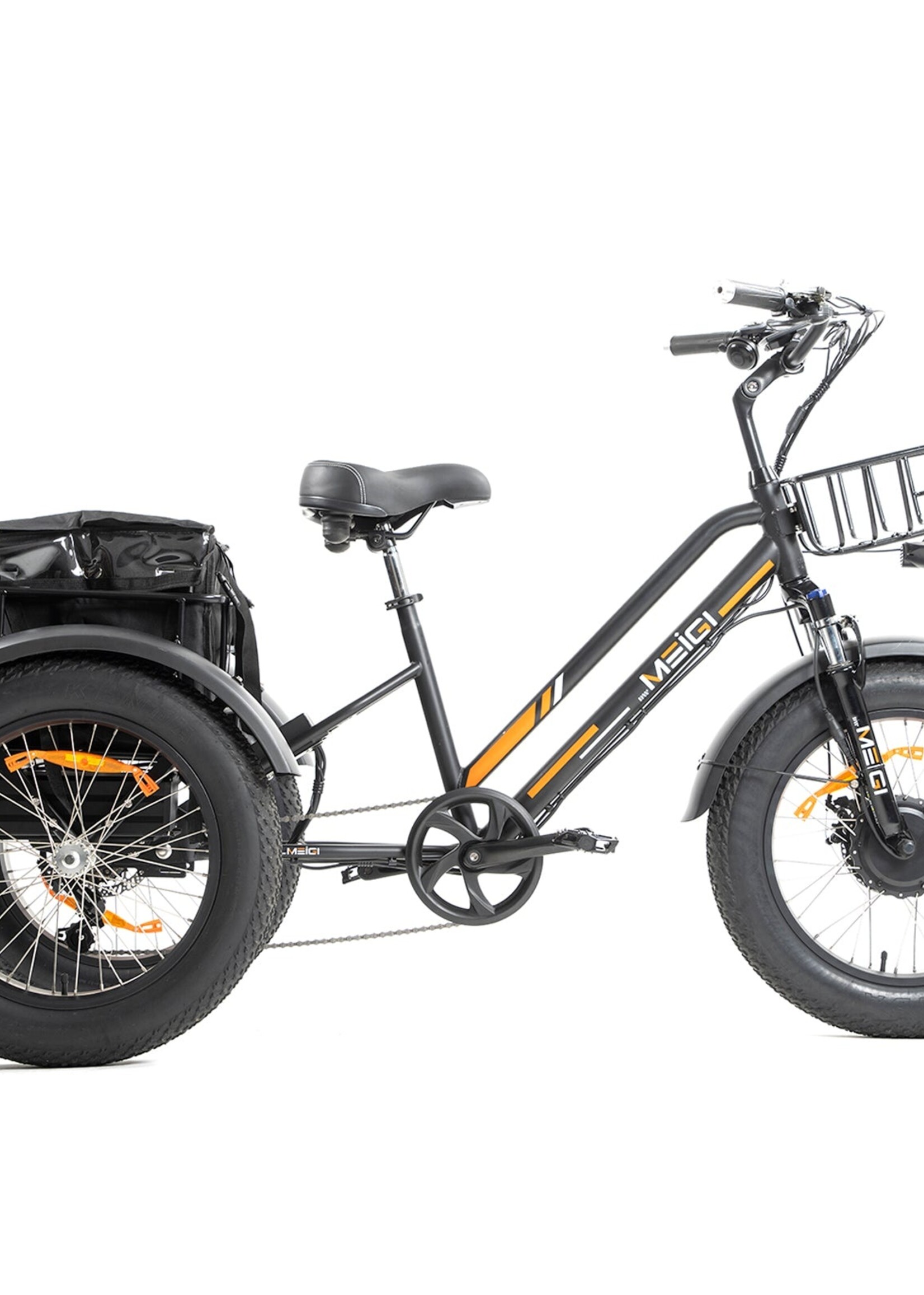 DW MEIGI FAT TIRE ELECTRIC TRICYCLE MG1703 WHITE
