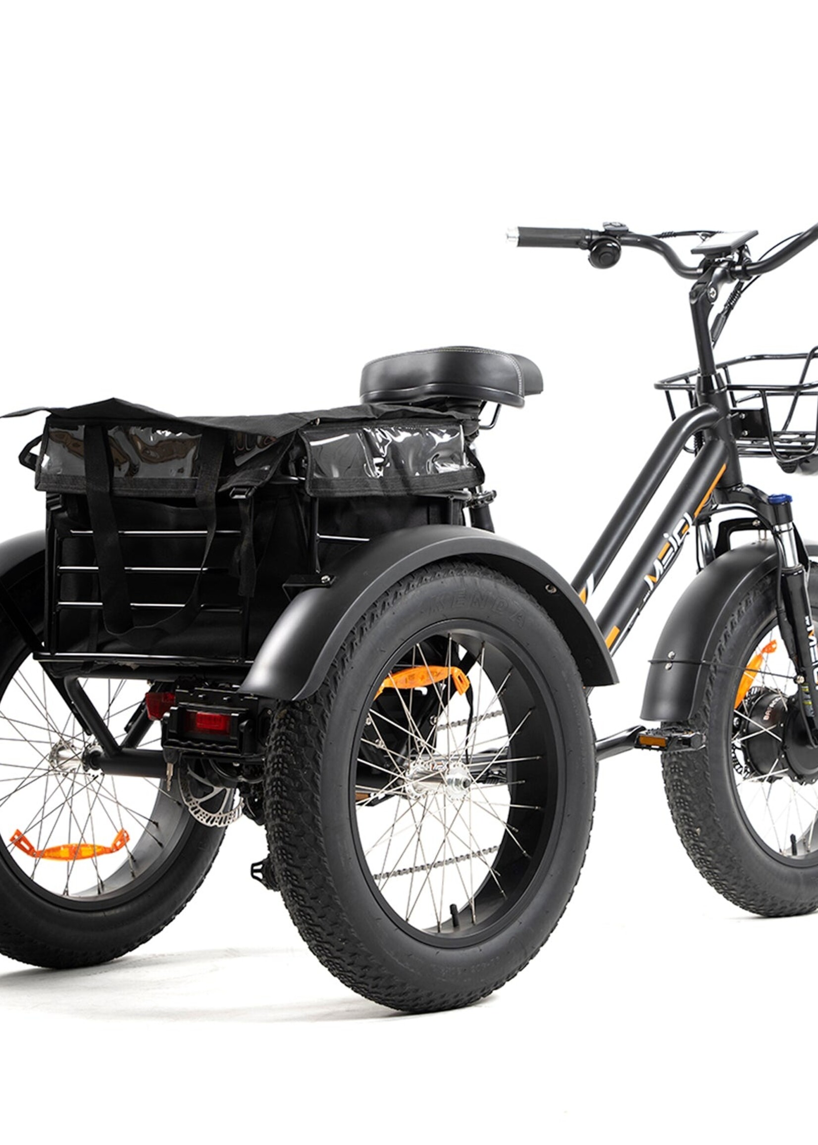 DW MEIGI FAT TIRE ELECTRIC TRICYCLE MG1703 WHITE