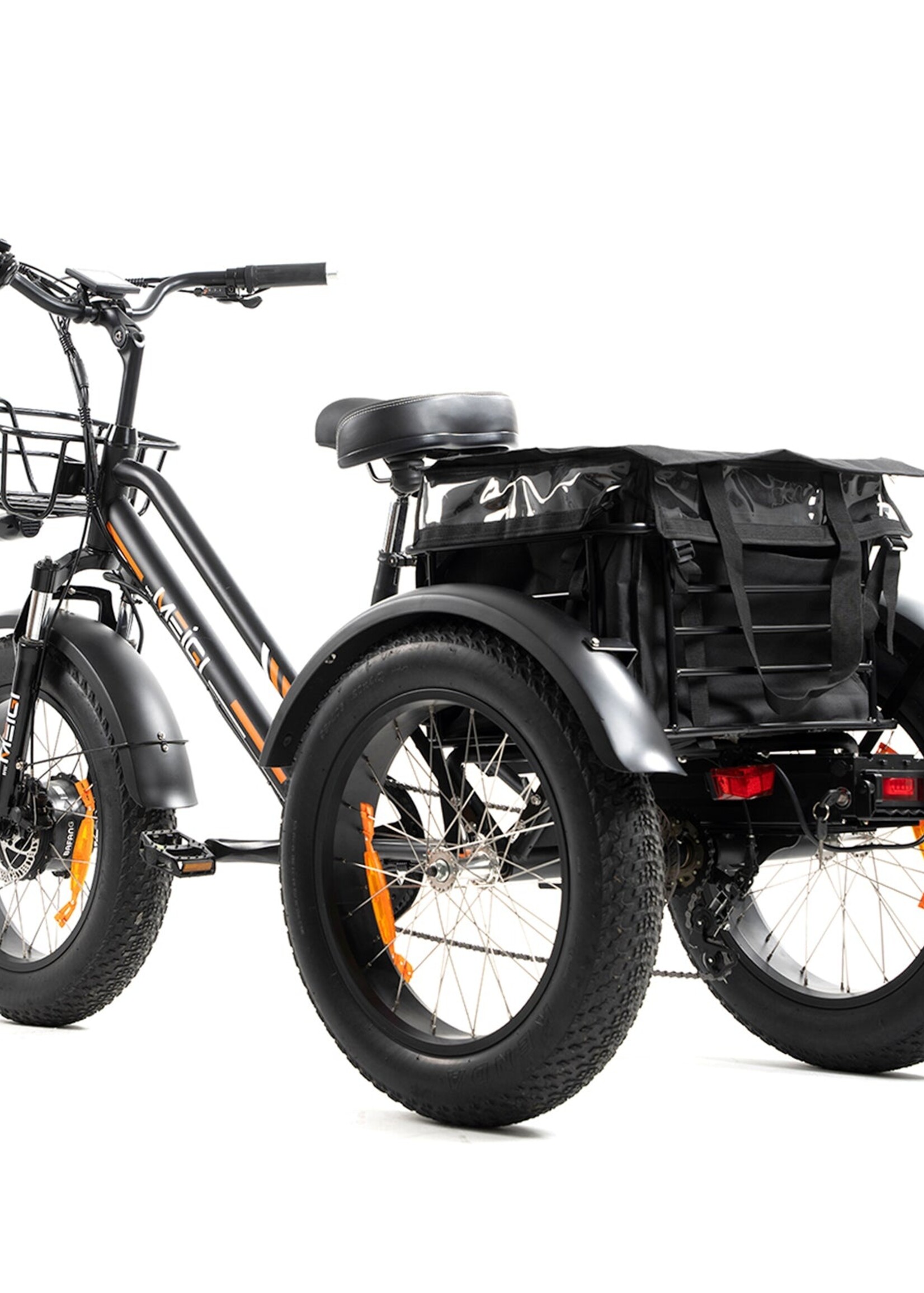 DW MEIGI FAT TIRE ELECTRIC TRICYCLE MG1703 WHITE