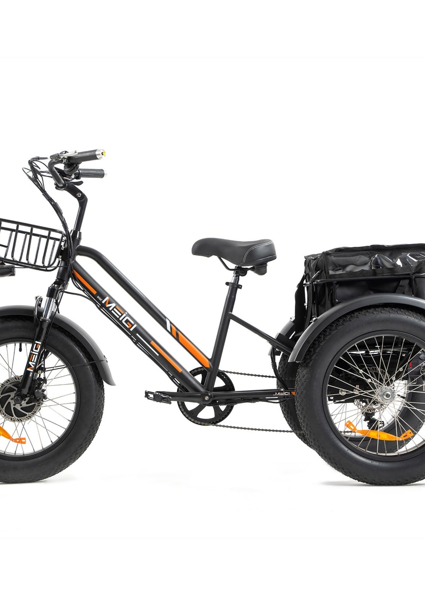 DW MEIGI FAT TIRE ELECTRIC TRICYCLE MG1703 WHITE