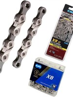 KMC KMC X8 Chain - 8-Speed 116 Links Silver/Gray