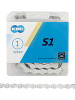 KMC KMC, S1, Chain, Speed: 1, 1/8'', Links: 112, White