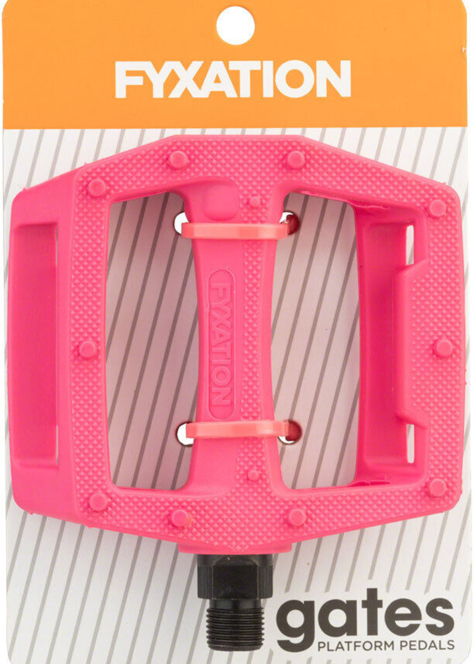Fyxation Fyxation Gates Pedals - Platform 9/16 Plastic Pink