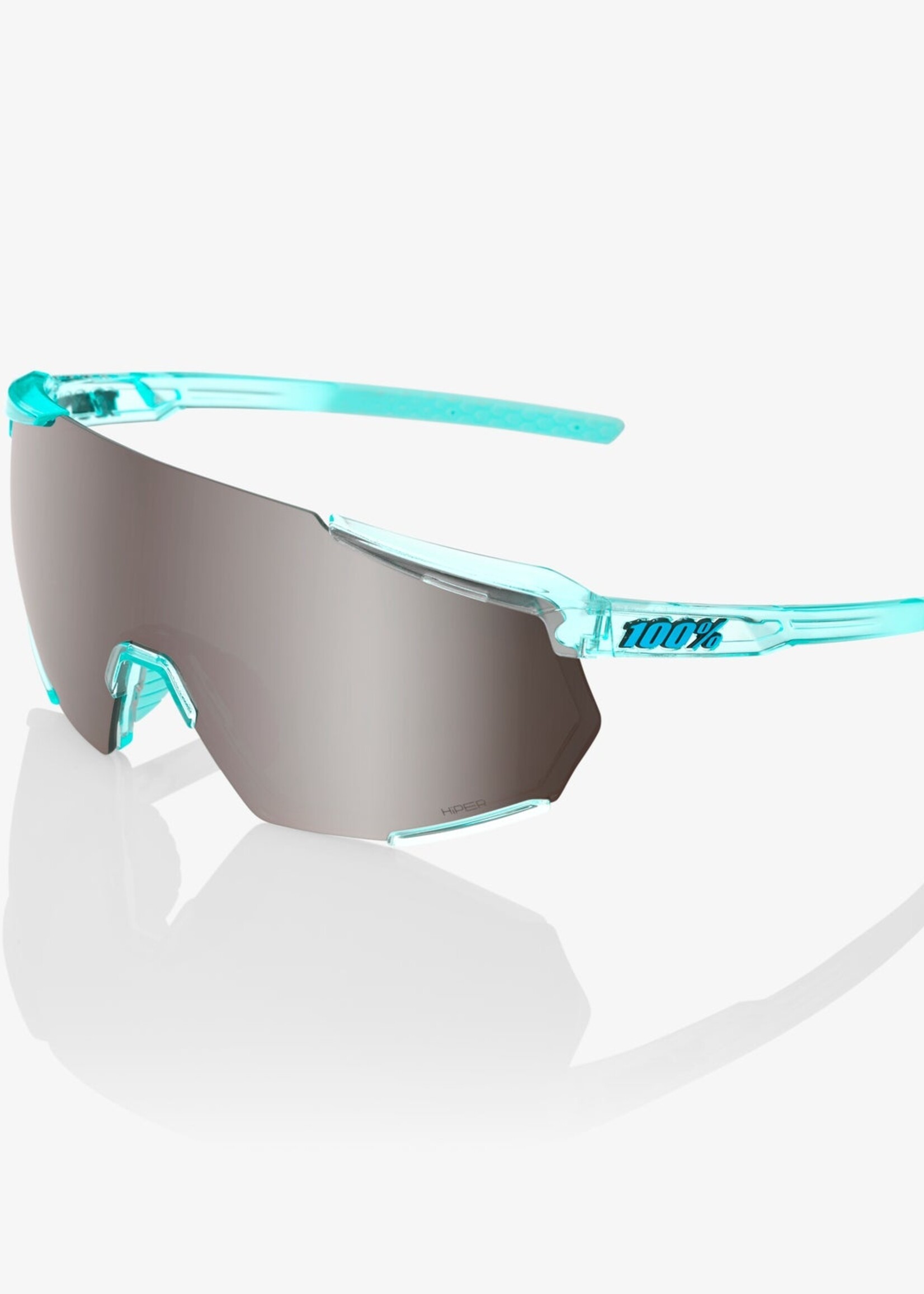 RACETRAP 3.0 - Polished Translucent Mint - HiPER Silver Mirror Lens