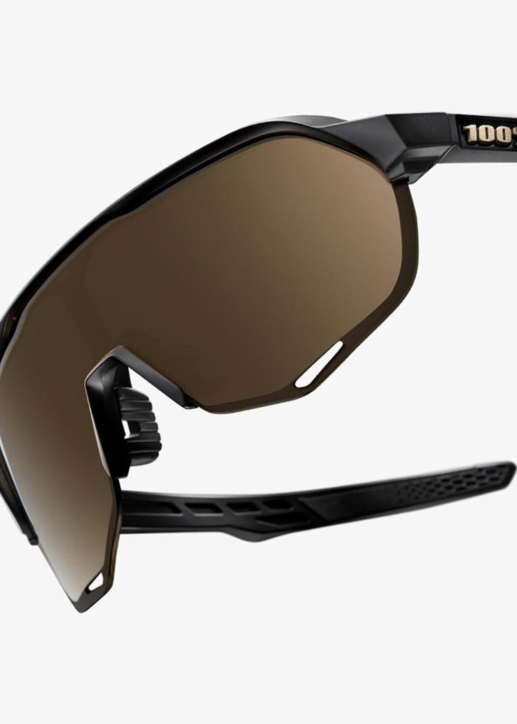 S2 - Matte Black - Soft Gold Mirror Lens