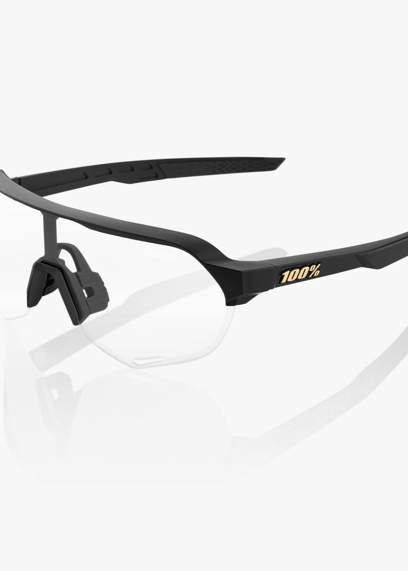 S2 - Matte Black - Soft Gold Mirror Lens