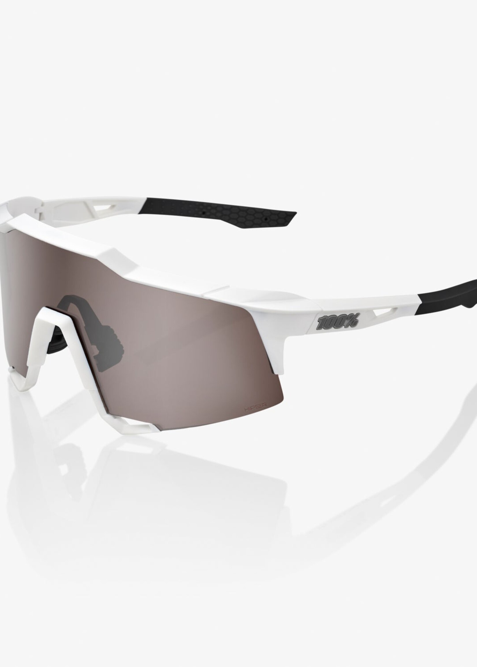 SPEEDCRAFT - Matte White - HiPER Silver Mirror Lens