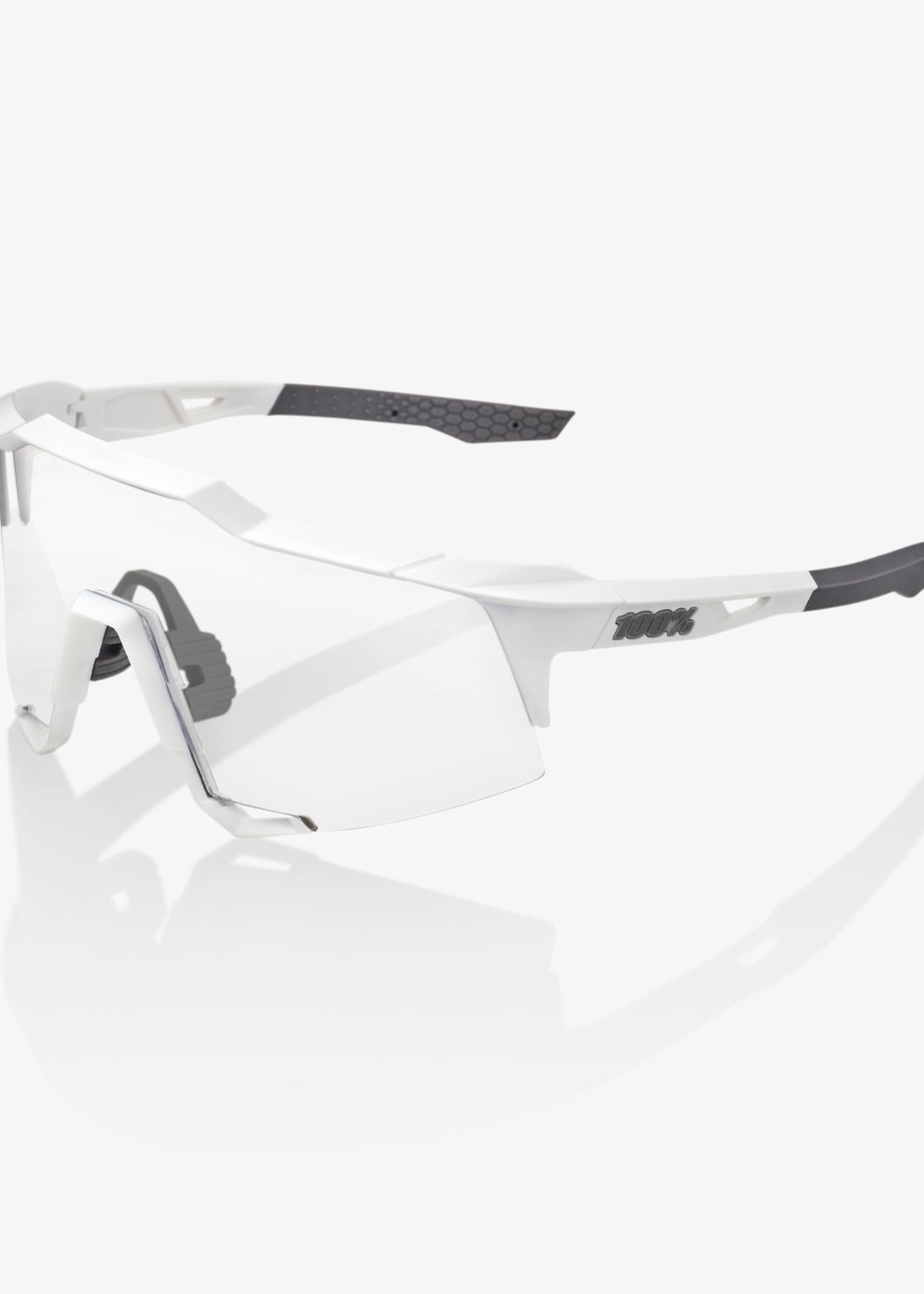 SPEEDCRAFT - Matte White - HiPER Silver Mirror Lens