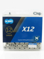 KMC X12 1/2x3/32" 126L 12-SP CHAIN SIL