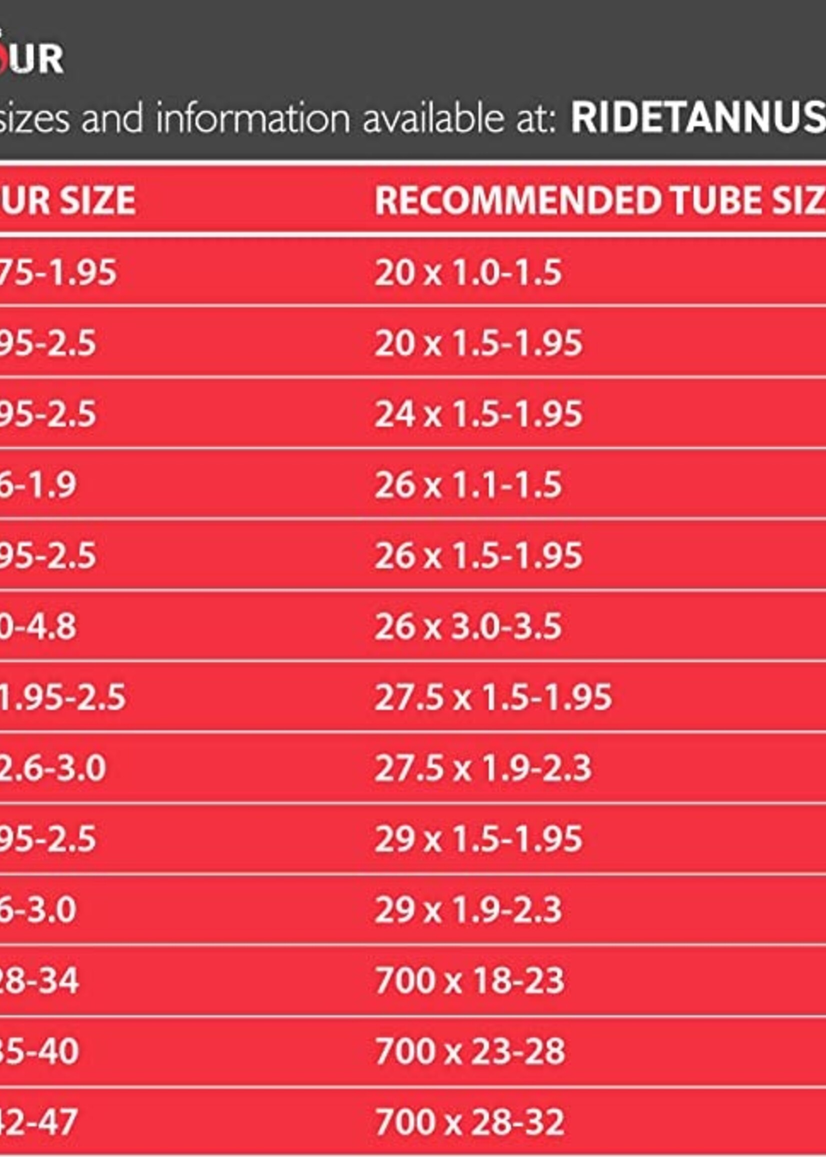 Tannus Armour Inserts - 29x1.95-2.5 (50-63)