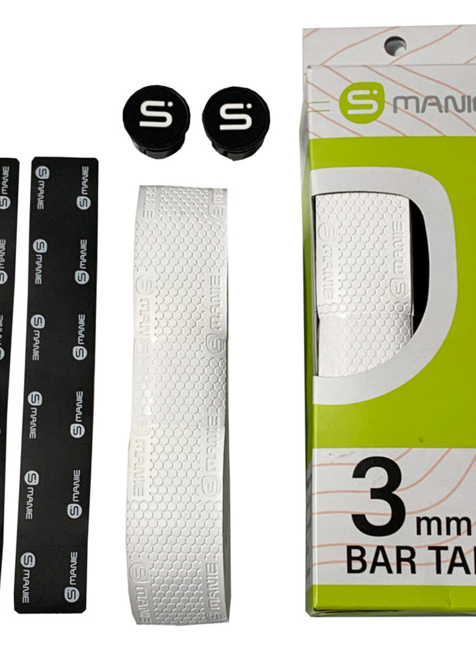 Smanie Elite Handlebar Tape 3mm, White NLS