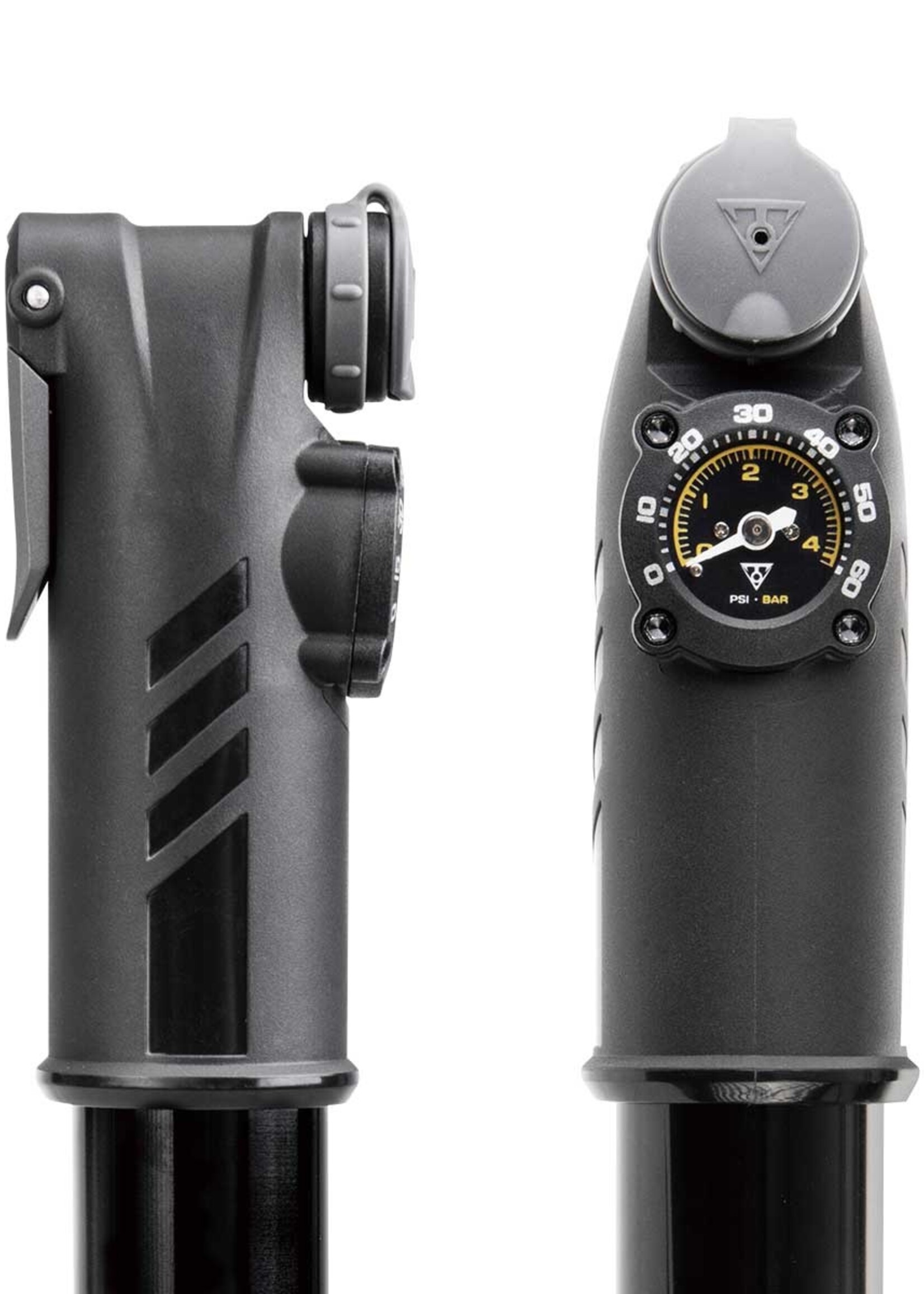 TOPEAK TMTT-1G TWIN TURBO MNT PUMP W/GAUGE 60psi