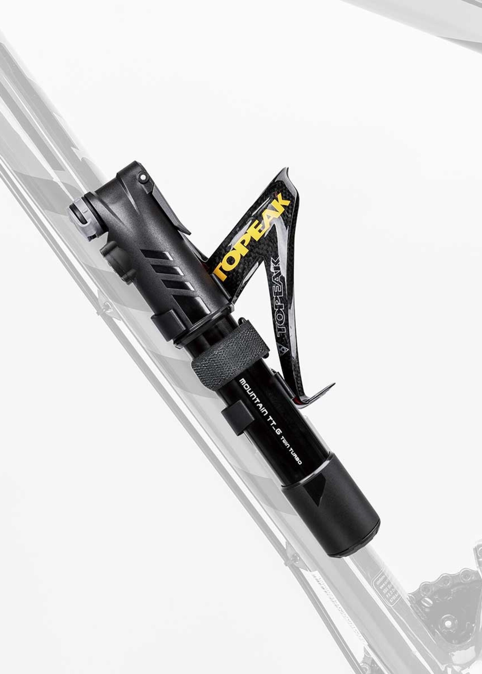 TOPEAK TMTT-1G TWIN TURBO MNT PUMP W/GAUGE 60psi